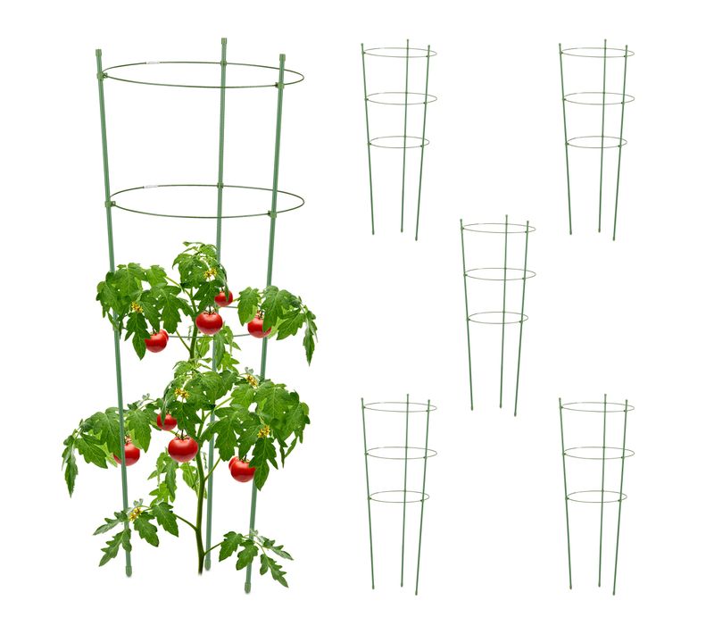 Tuteurs à Tomates Lot De 6, 76 Cm