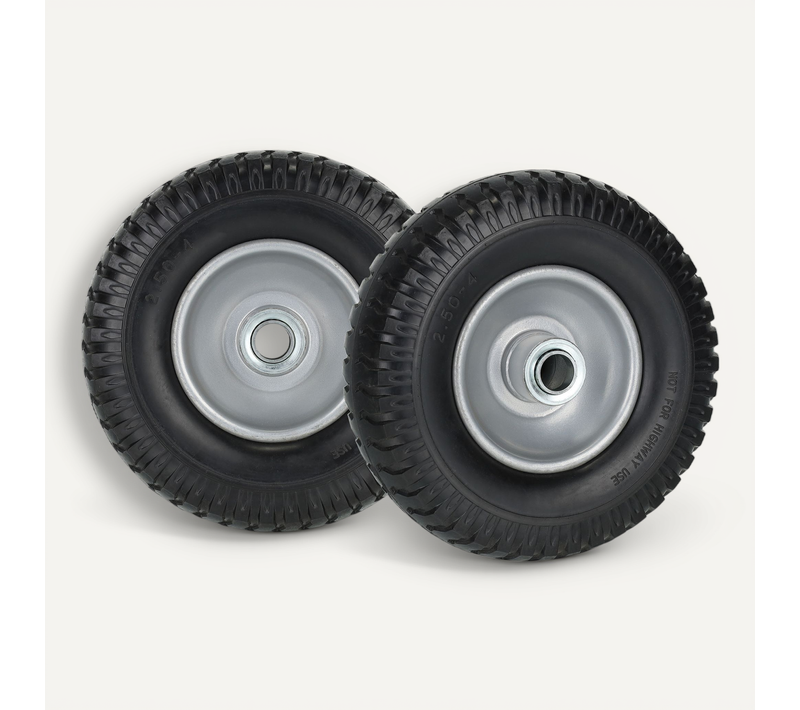 Roue De Brouette 2.50-4 En Lot De 2
