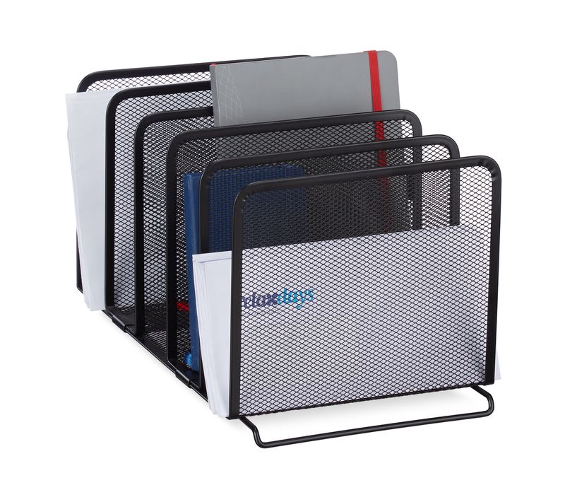 4x Support à Catalogues En Métal 5 Cases