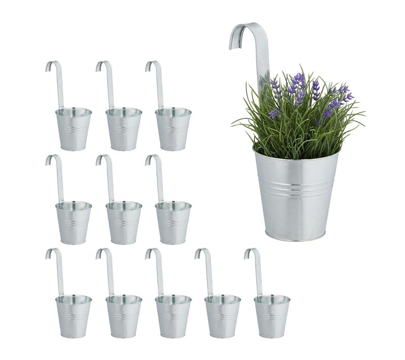 Pot De Fleur Suspendu En Lot De 12