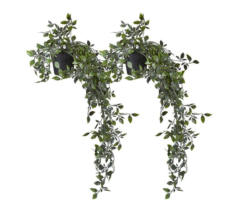 Lot De 2 Plantes Artificielles Tombantes