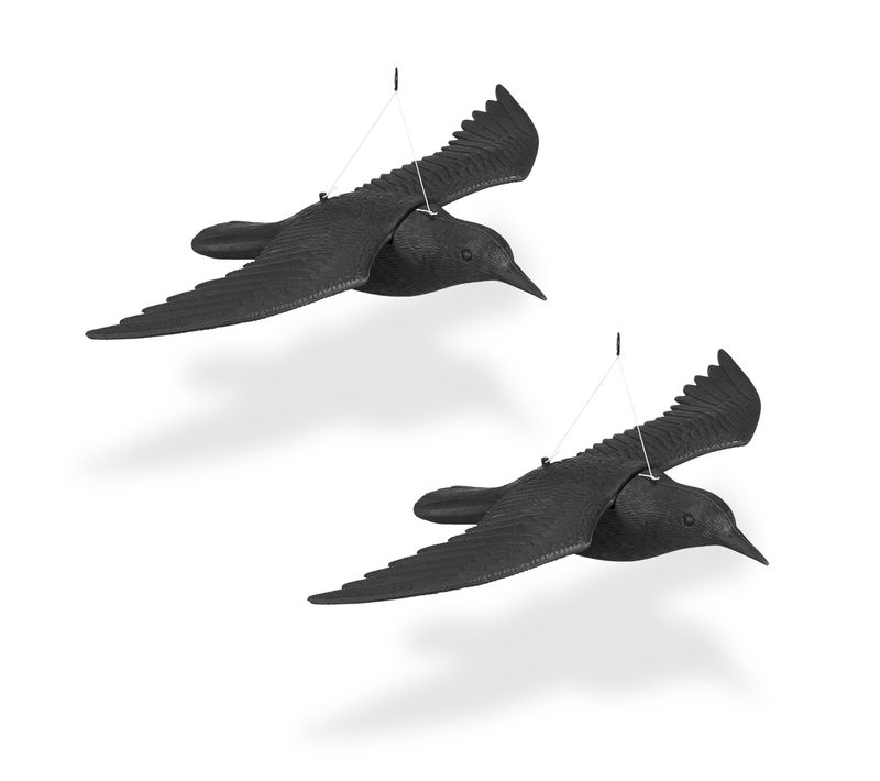 Corbeau Anti-pigeon Noir En Lot De 2