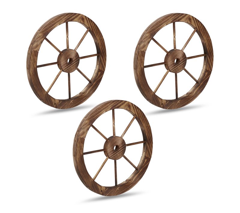 Roue Décorative En Lot De 3