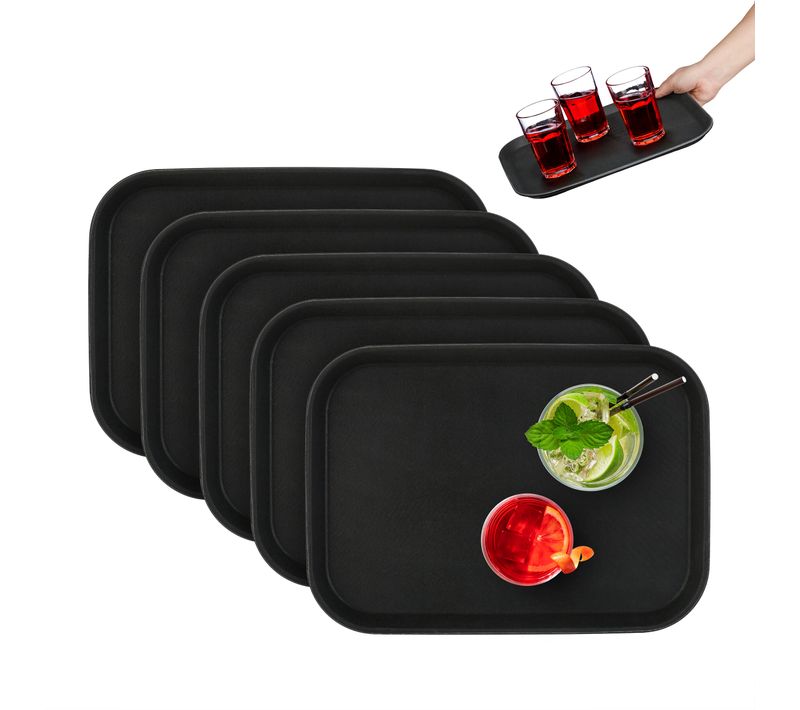 Lot De 5 Plateaux 35x25 Cm