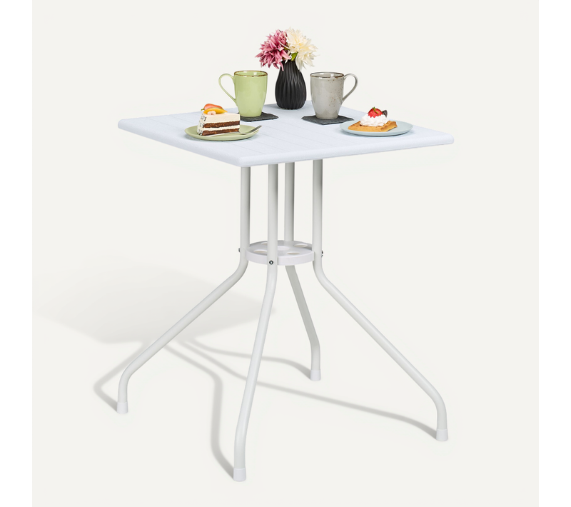 Table De Jardin à L'aspect Bois Blanc