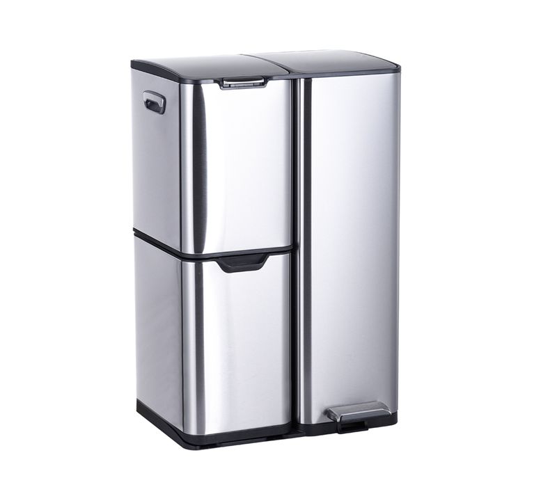 Poubelle 3 Compartiments, 60 L