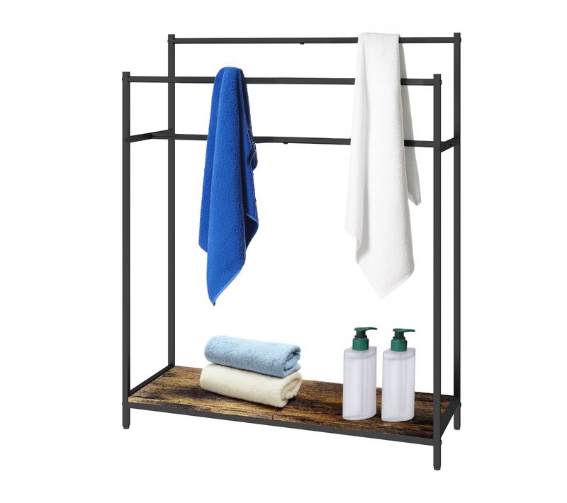 Porte-serviettes Industriel Avec Étagère