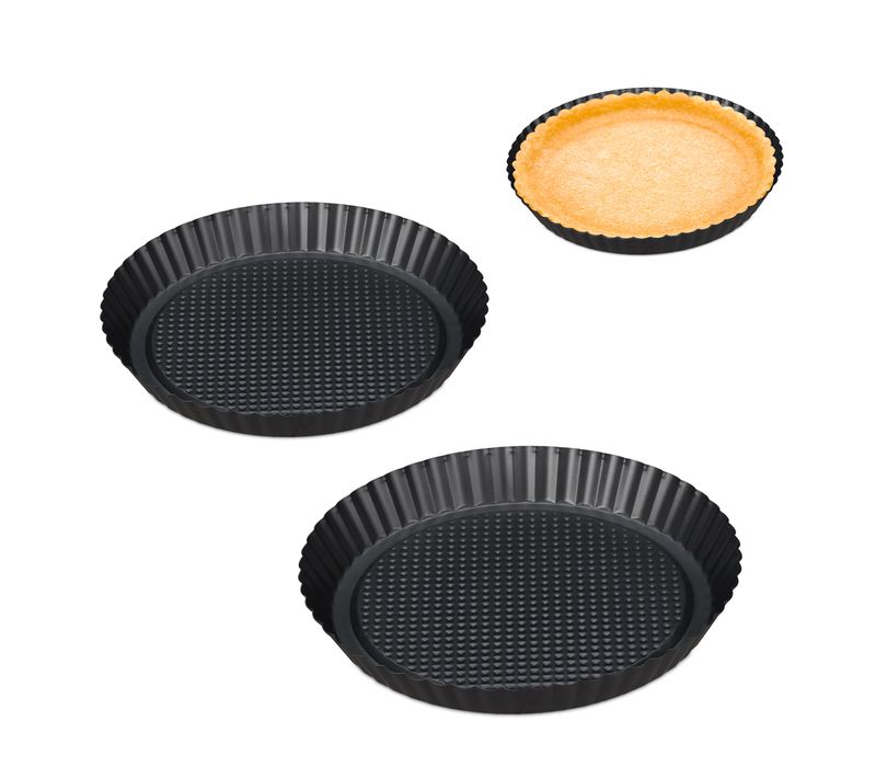 6 Moules à Tarte De Tailles Variées