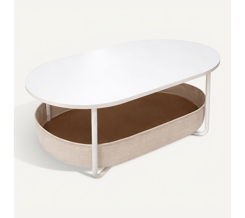 Table Basse Ovale Avec Panier