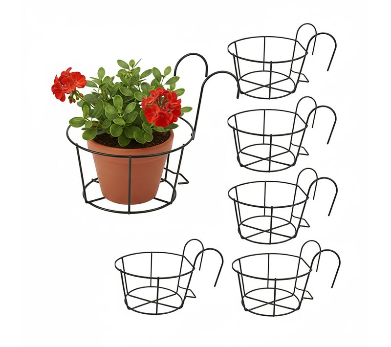 Lot De 6 Porte-pots Suspendus