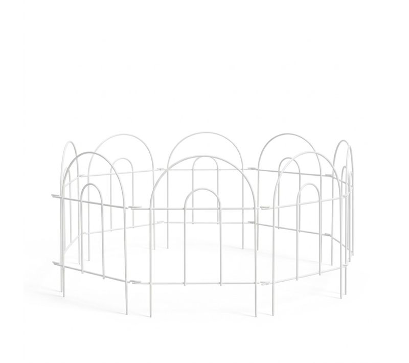 Bordure De Jardin En Métal, 6 Pièces