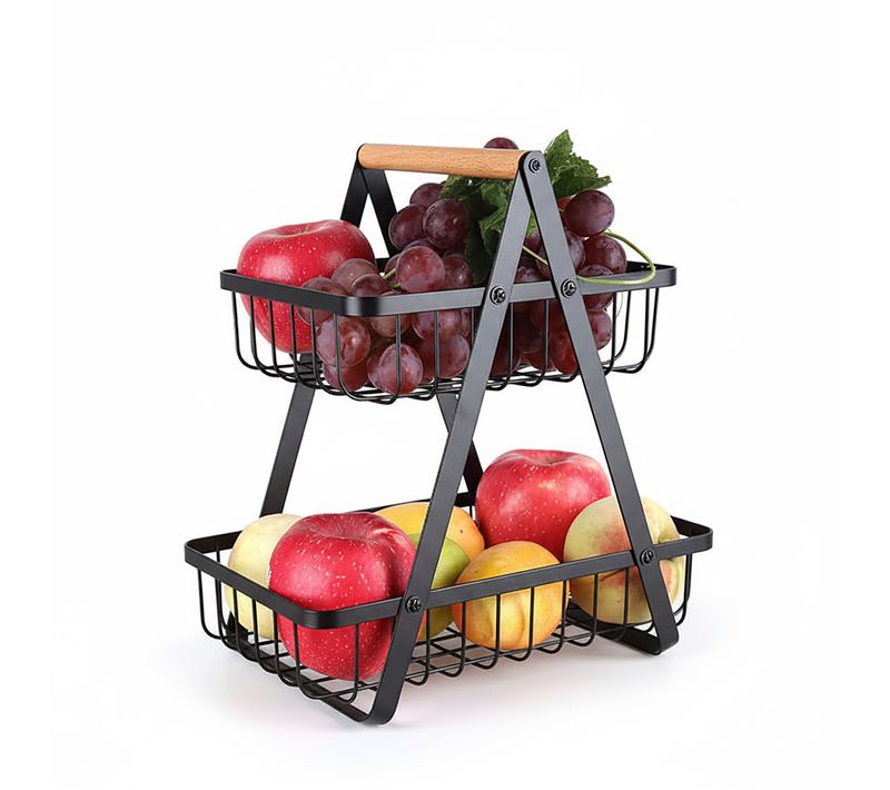 Présentoir à Fruits à 2 Niveaux