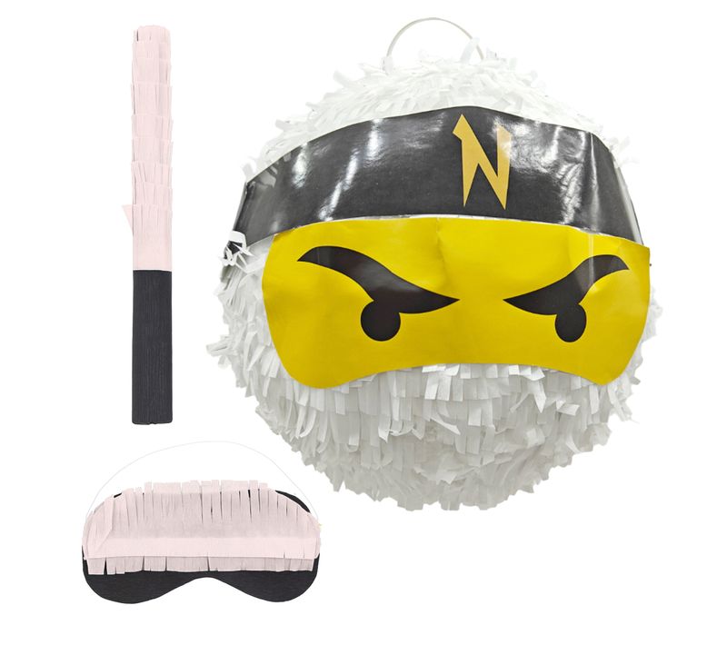Ensemble Pinata Ninja Avec Bâton