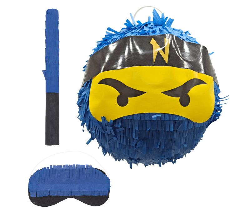 Ensemble Pinata Ninja Avec Bâton