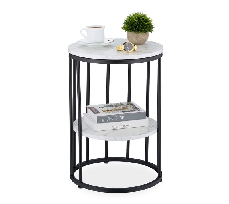 Superbe Table D'appoint Avec 2 Plateaux