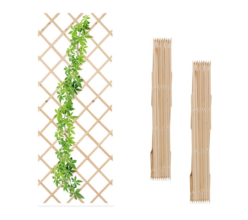 Lot De 3 Tuteurs à Tomates Extensibles