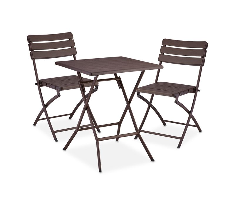 Table Pliante Et 2 Chaises Pour Balcon