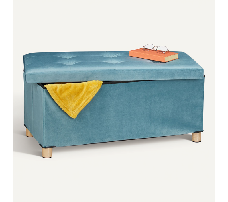 Banquette De Rangement En Velours