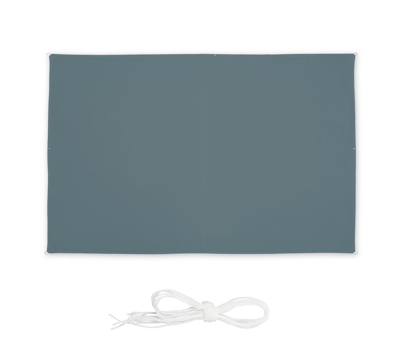 Voile D'ombrage Rectangulaire Gris