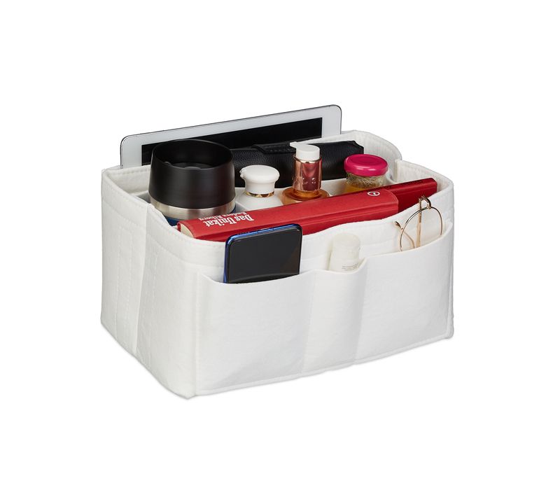 Organiseur De Sac à Main En Feutre Blanc