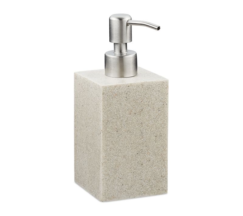 Porte-savon Liquide Pompe En Inox Carré