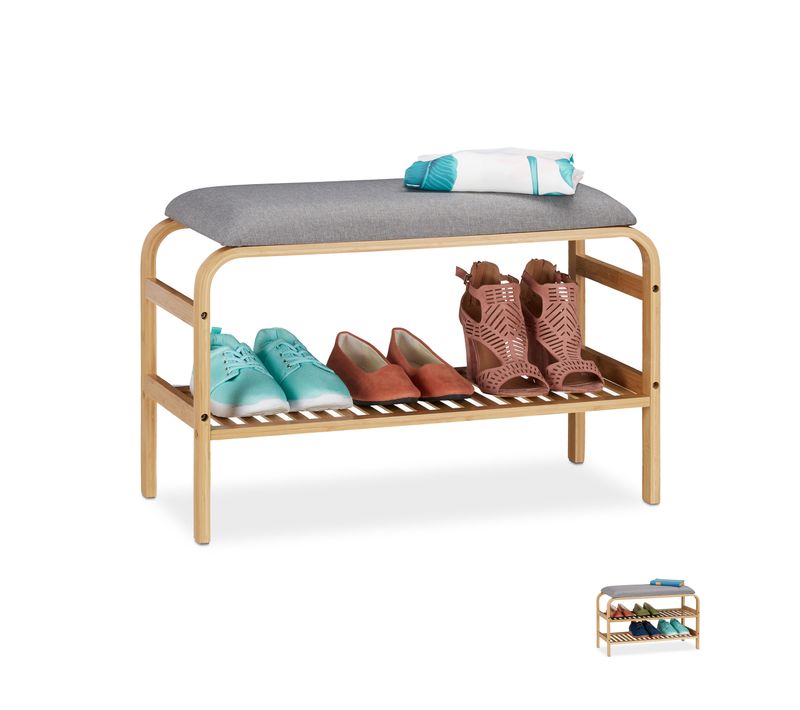 Banc Chaussures Avec Siège Pour 6 Paires