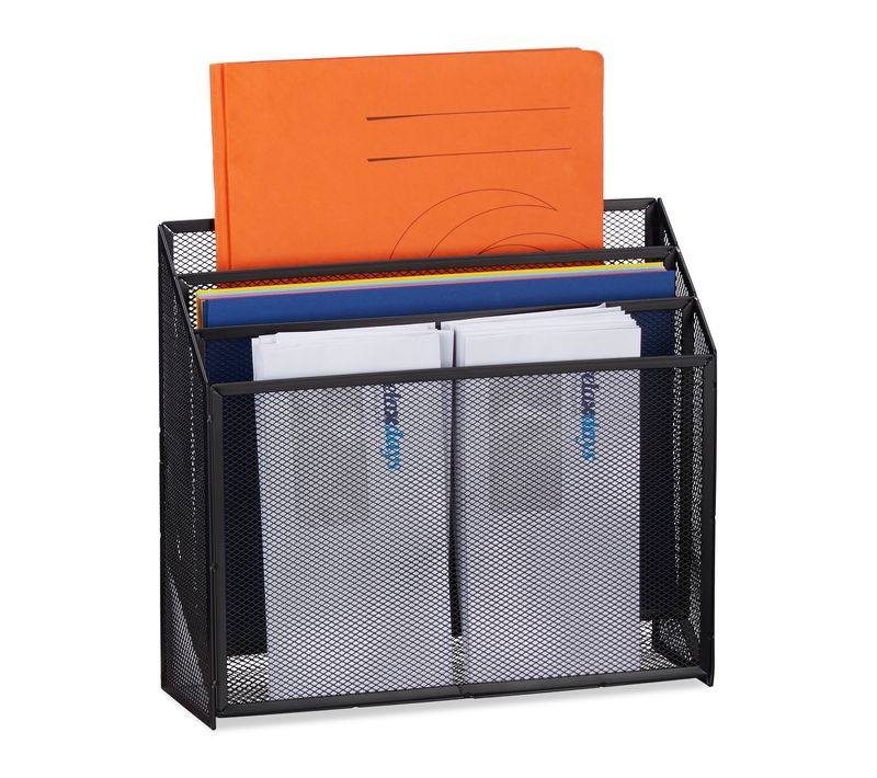 Rangement Documents à 3 Cases