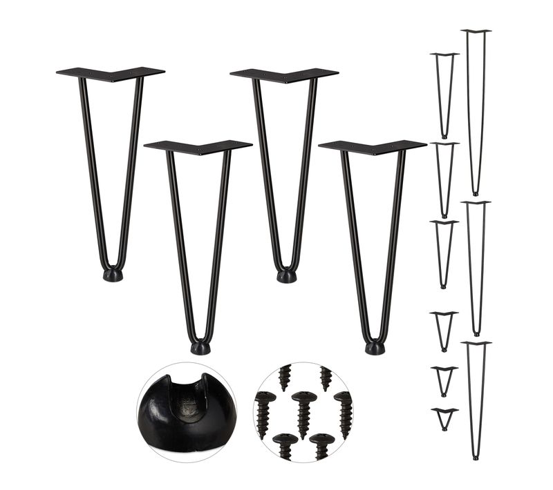 Jeu De 4 Pieds En Épingles Cheveux