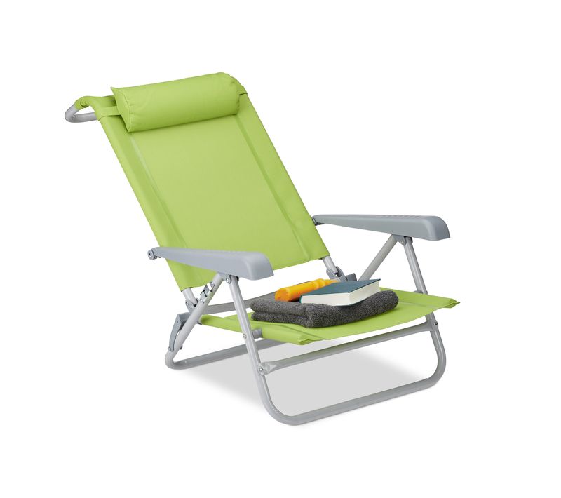 Chaise De Plage Pliante Avec Repose-tête