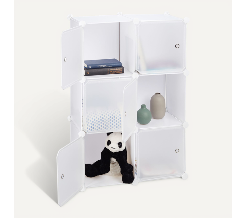 Système Étagère Avec 6 Portes