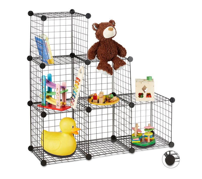 Système D'étagère 6 Compartiments Grille