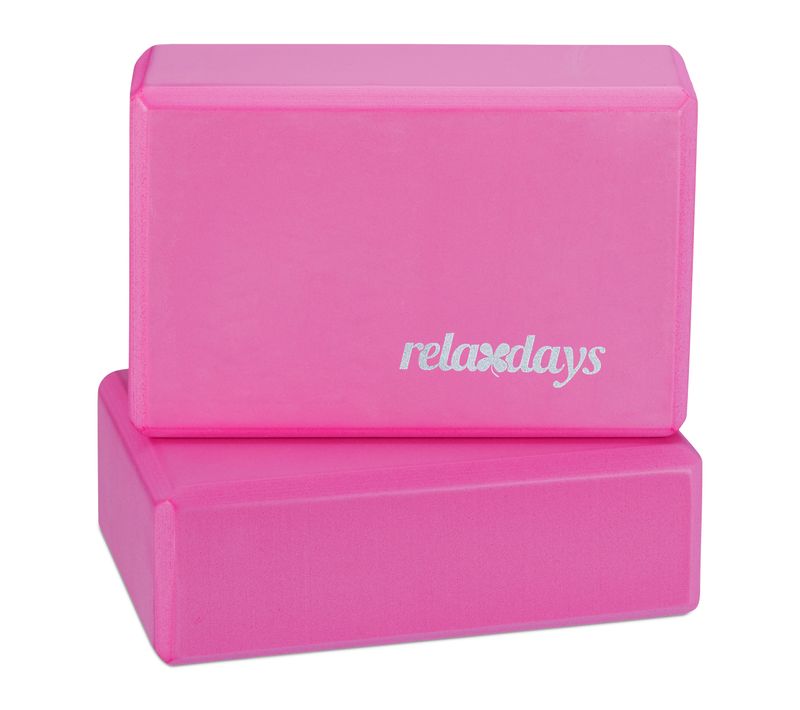 Set 2x Bloc Yoga Brique Diff. Couleurs