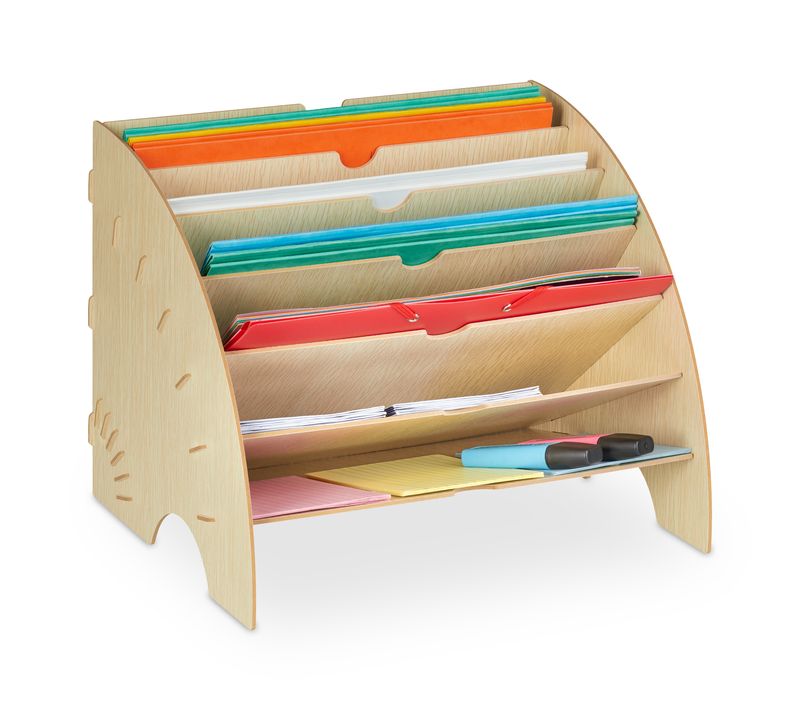 Rangement Documents Avec 6 Compartiments