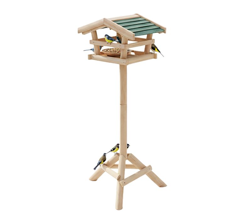 Nichoir à Oiseaux Pied Support Bois