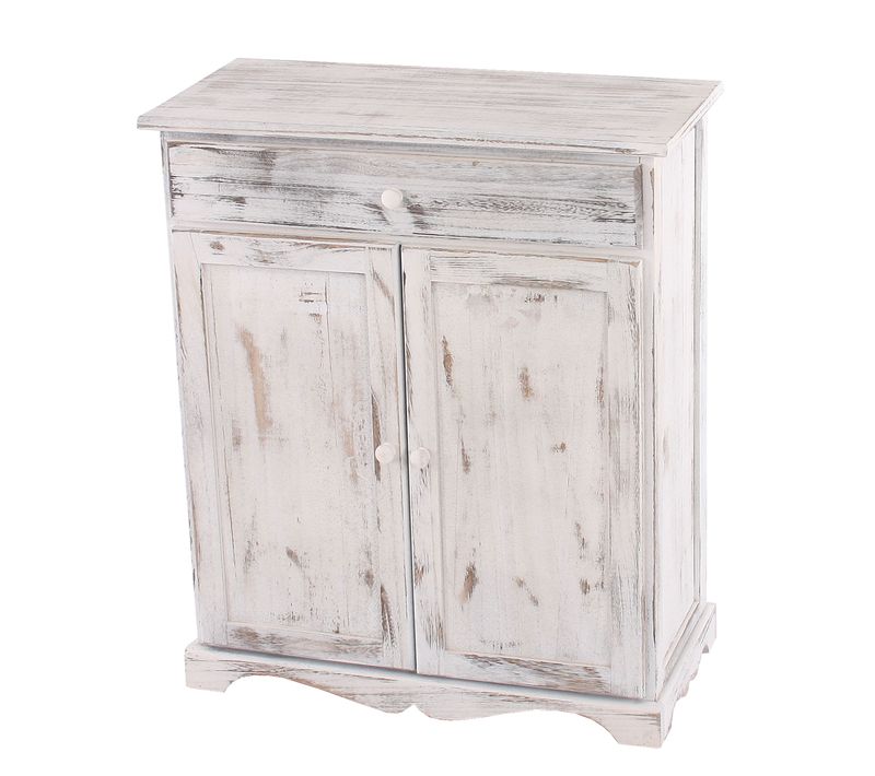 Buffet 66x33x78cm, Shabby, Vintage ~ Blanc