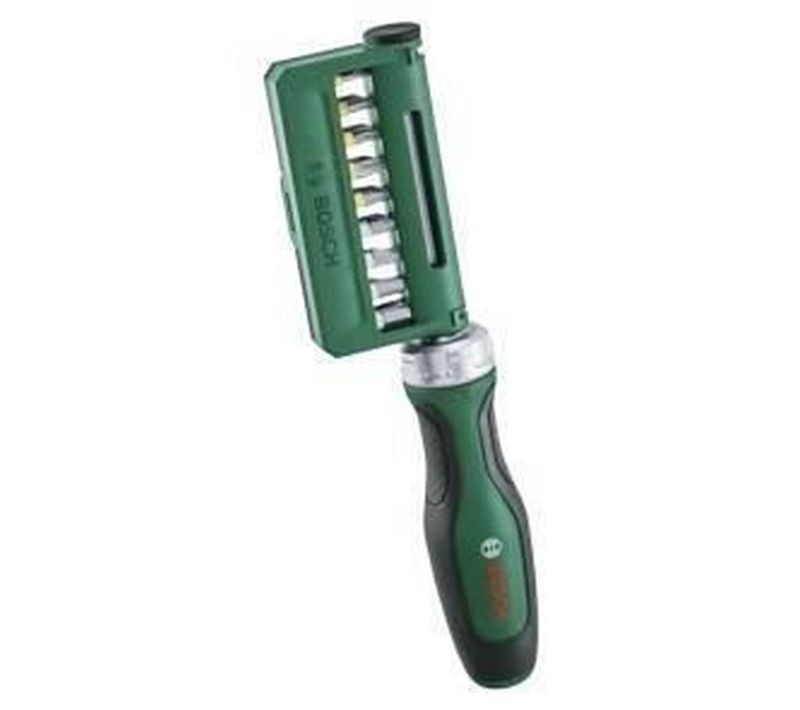 Set Tournevis à Cliquet 19 Pièces – 18 Embouts S2, Manche Softgrip 36 Dents