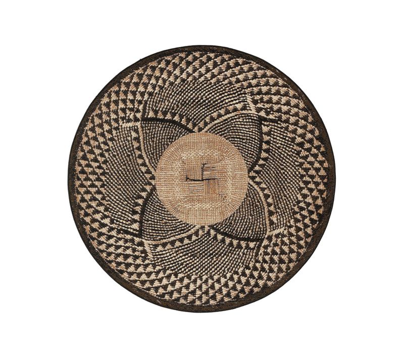 Tapis D'extérieur Et Intérieur Artis Noir  160 Cm Rond