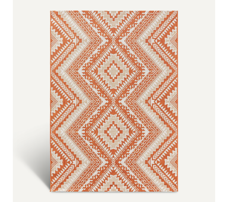 Tapis D'extérieur Et Intérieur Cleo Orange 160x230 Cm