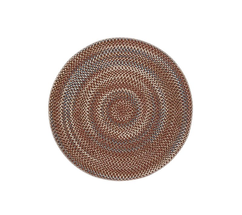 Tapis D'extérieur Et Intérieur Rond Kenya Multicouleur 4 160 Cm Rond