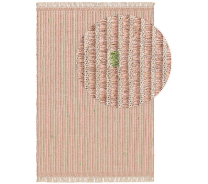 Tapis Enfant Bruno Rose 120x170 Cm