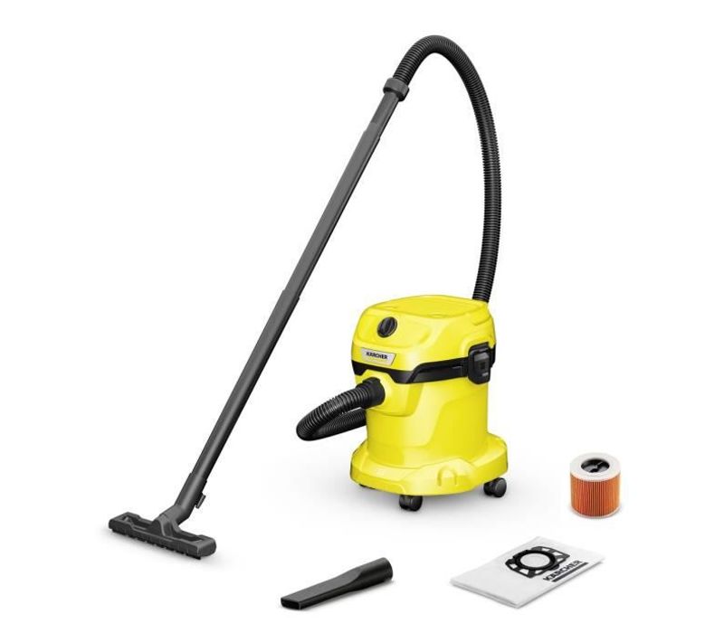 Aspirateur Eau Et Poussière Wd 2 Plus V-15/4/18 C - Cuve Polypropylène 15 L - 1000W