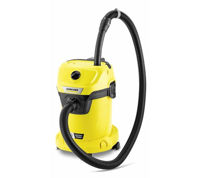 Aspirateur sans fil Karcher WD3-18 rechargeable 17L 270W jaune