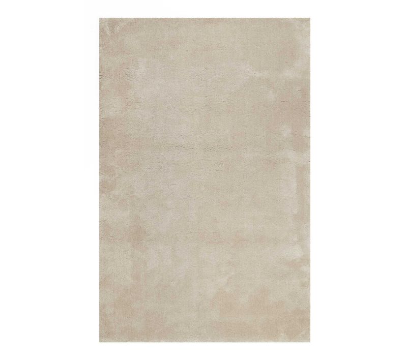 Tapis Poils Longs 130x190 Beige Microfibre Emilia