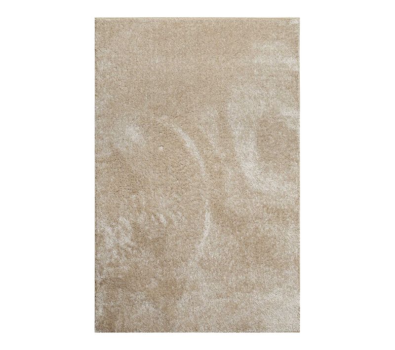Tapis Salon 200x290 à Poils Longs Beige Sable Fanny