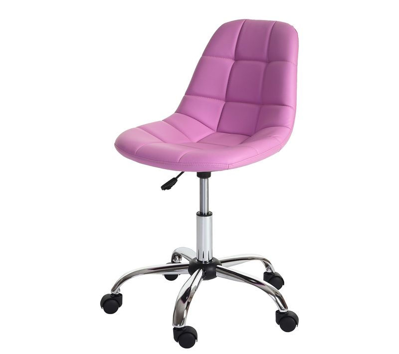 Fauteuil De Bureau Lier, Chaise Pitovante, Siège Baquet, Simili ~ Rose