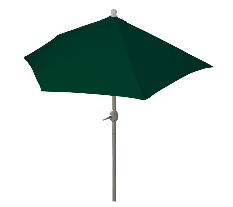 Parasol Semi-circulaire Parla 3kg 270cm Vert Sans Pied