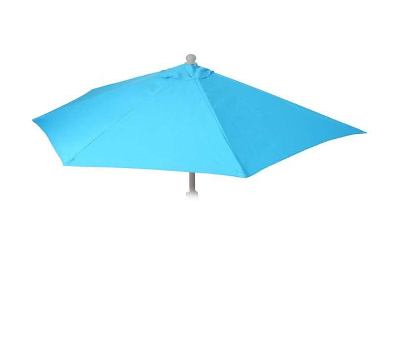 Toile De Rechange Pour Parasol Semi-circulaire Parla 300 cm Uv 50+ 3kg Turquoise