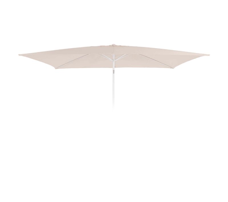 Toile De Rechange Pour Parasol N23 2x3m Rectangulaire 4,5kg Crème
