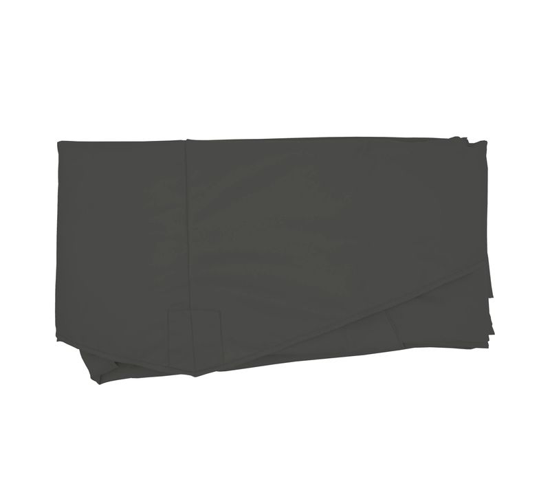 Toile De Rechange Pour Parasol Deluxe Hwc-d14 Ø 3m. Anthracite Sans Rabat