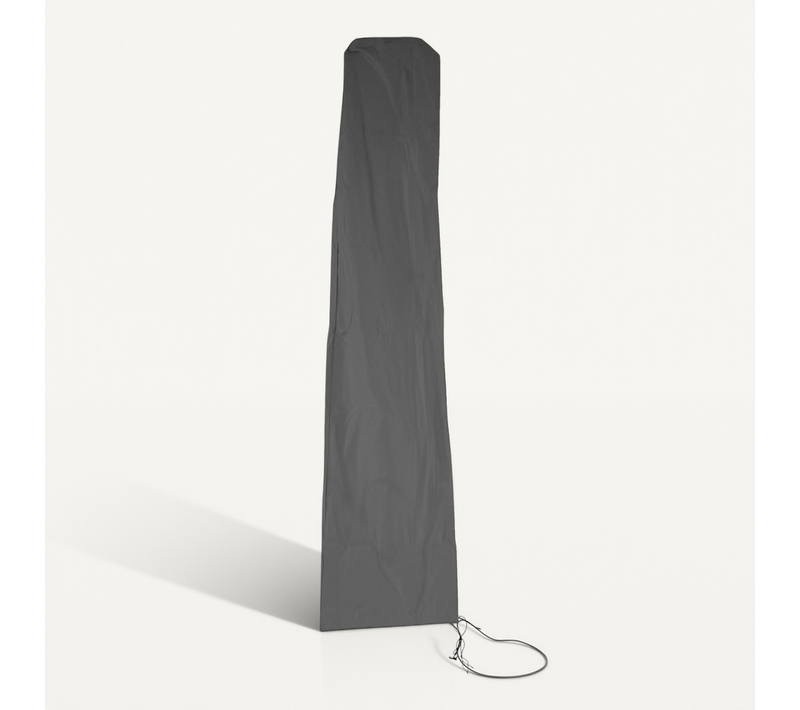 Housse De Protection Hwc Pour Parasol Déporté 4m, Fermeture Éclair ~ Anthracite